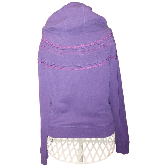 Lululemon Embroidered Hoodie Special Edition Purple Size 8 - Picture 7 of 10